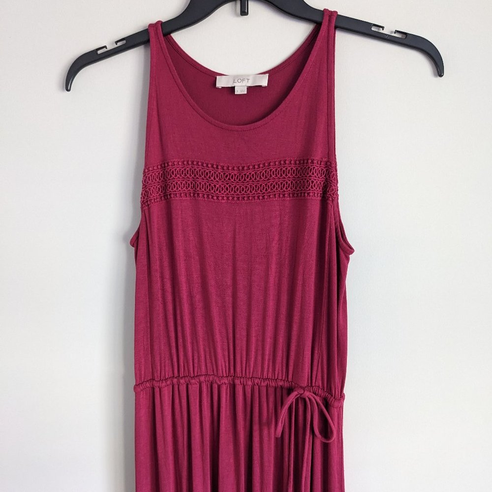 Ann Taylor LOFT Pink Maxi Dress Size Small - Picture 1 of 12